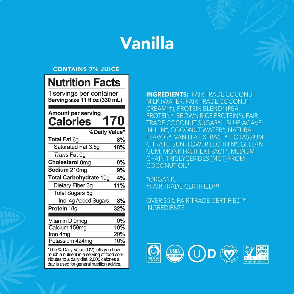Vanilla - Protein Drinks - Protein-Packed and Ready to Go