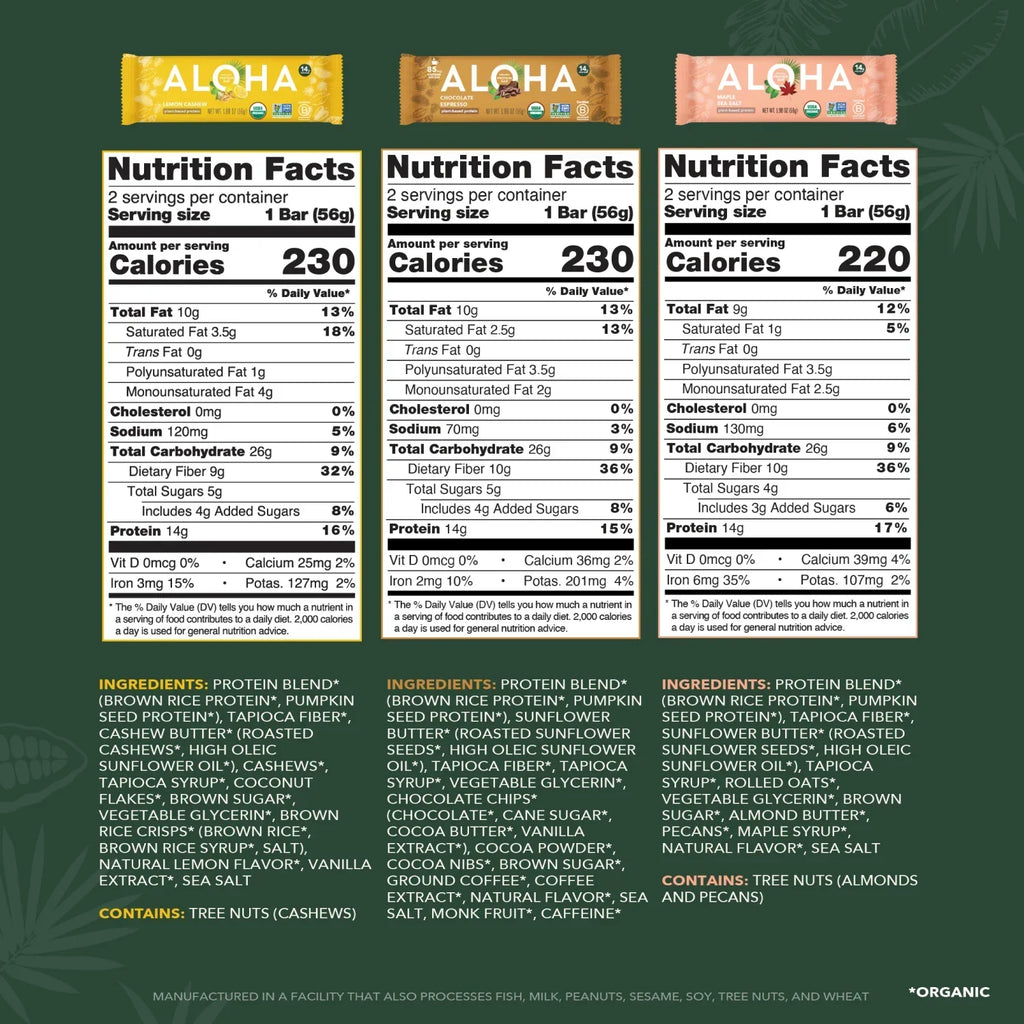 Protein Bar Sampler #2 - Variety Pack - A Better Snack for Every Day