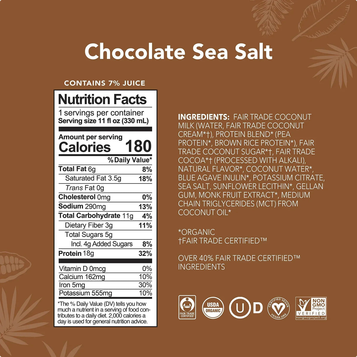 Chocolate Sea Salt - Protein Drinks - Clean Energy, Deliciously Made H6