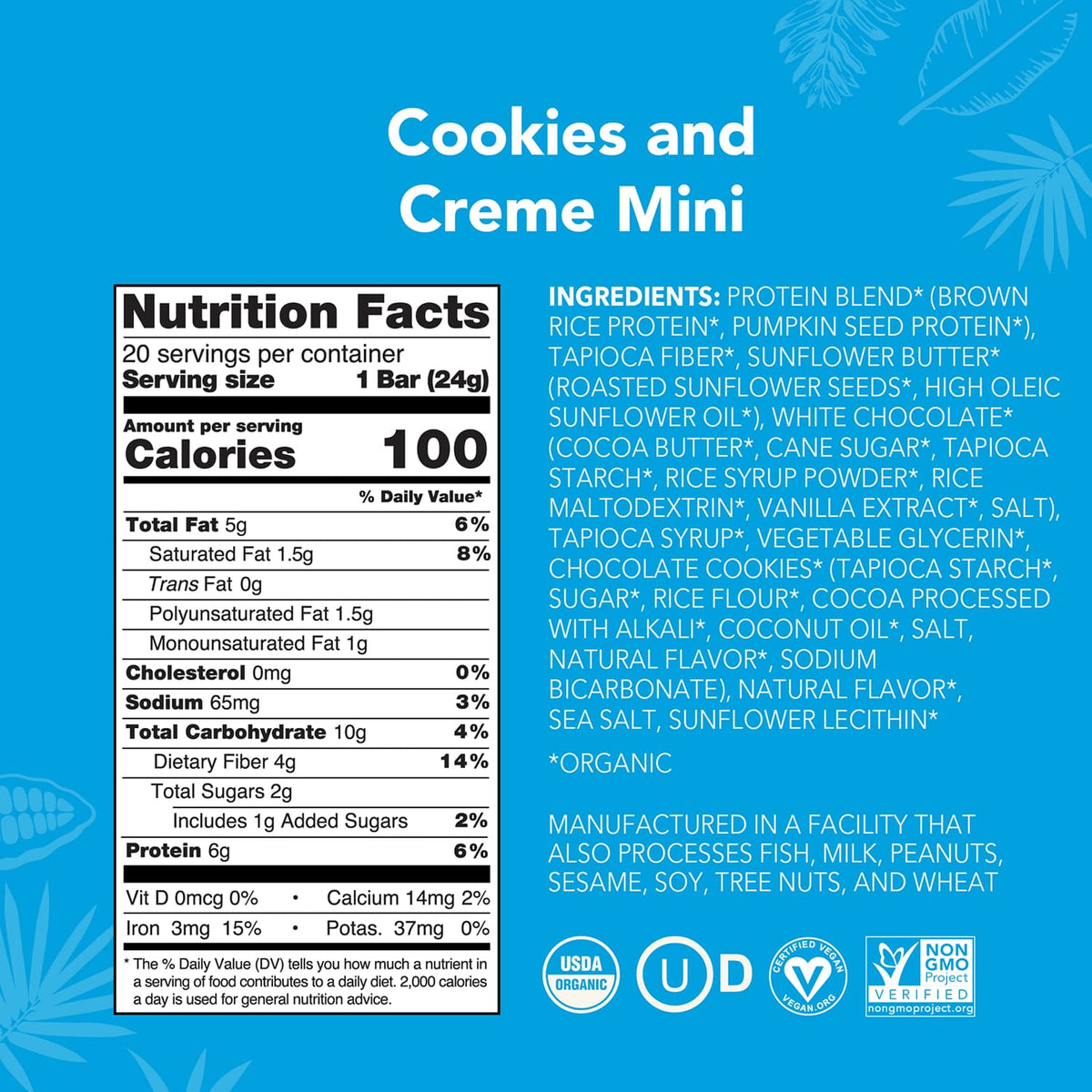 Cookies and Creme - Mini Bars - A Better Snack for Every Day T3