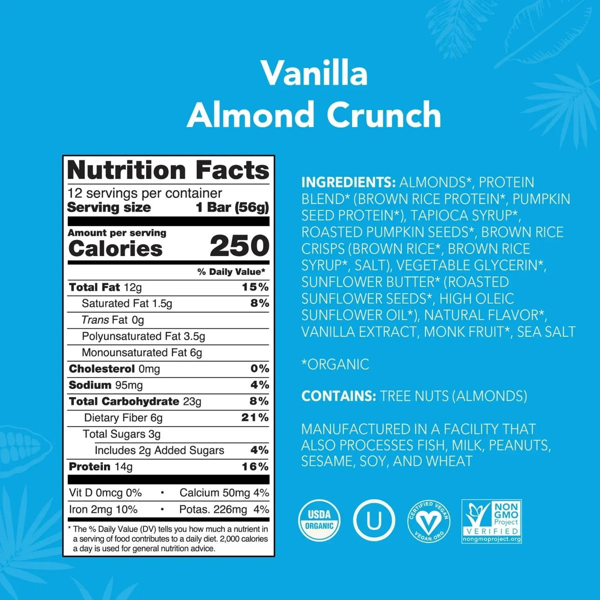 Vanilla Almond Crunch - Protein Bars - Protein-Packed and Ready to Go S3