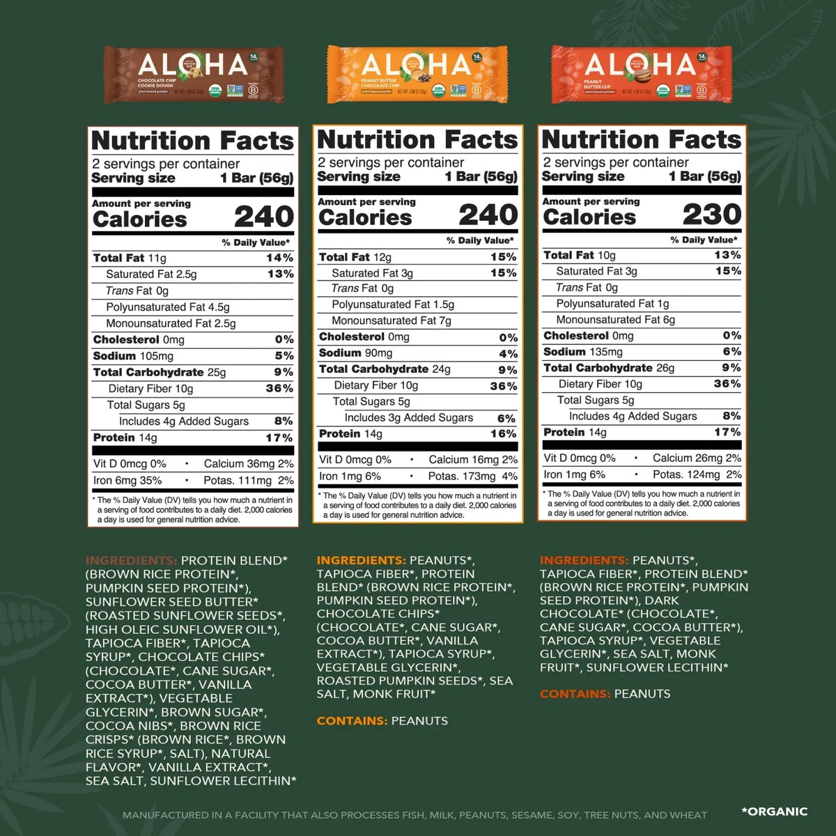 Peanut Butter & Cookie Dough - Variety Pack - Plant-Based Fuel for Busy Days M5