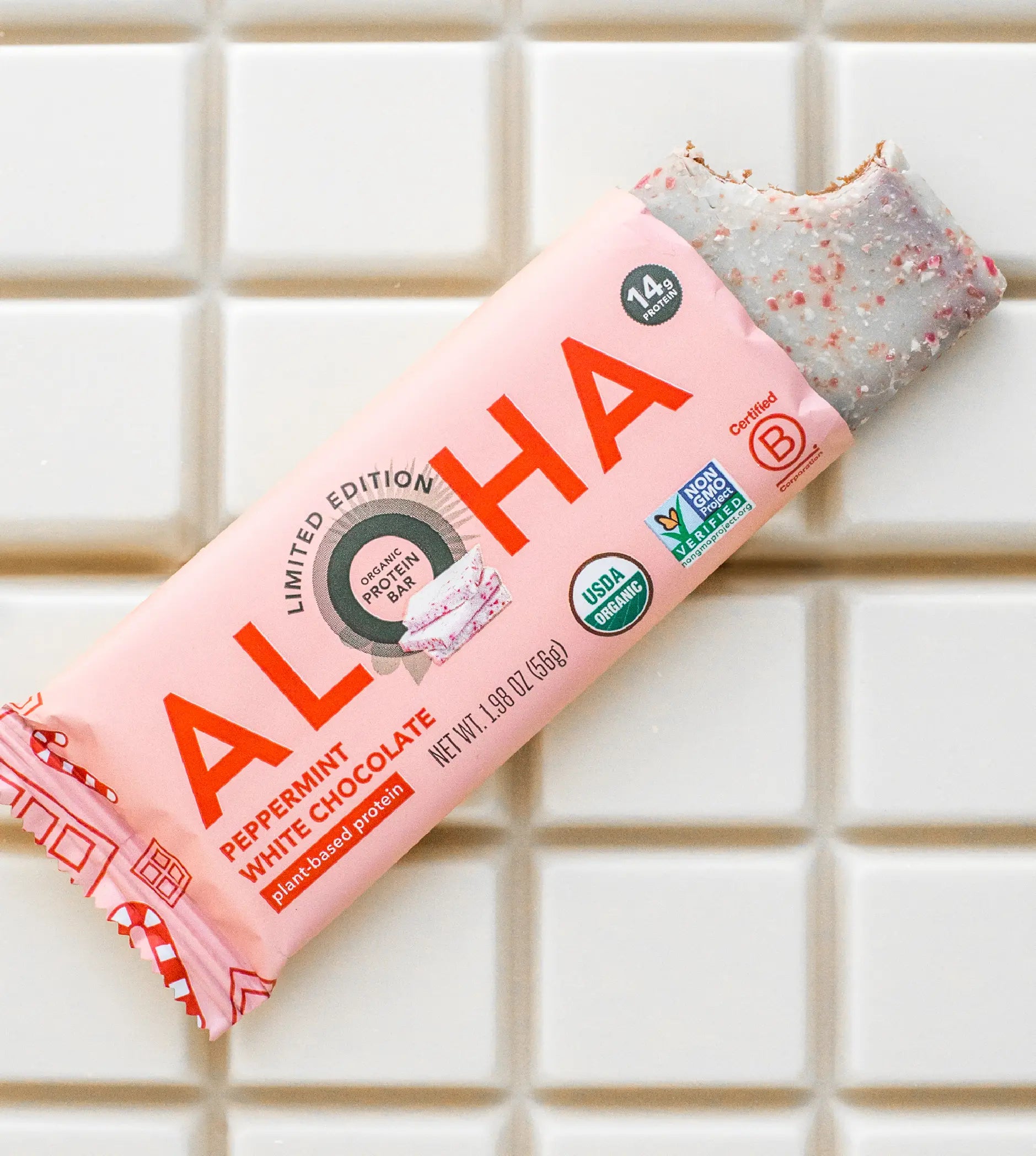 Peppermint White Chocolate - Protein Bars - A Better Snack for Every Day