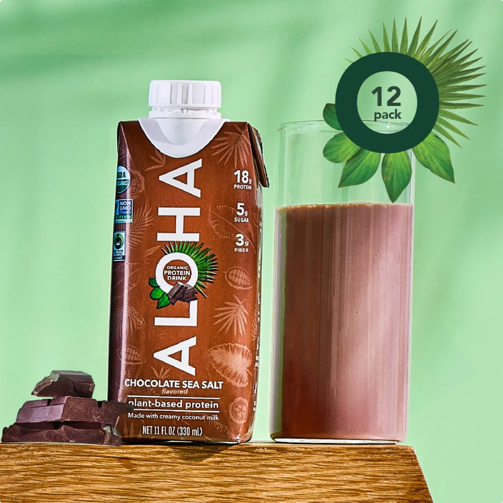 Chocolate Sea Salt Drinks - 4-Pack - Plant-Based Fuel for Busy Days