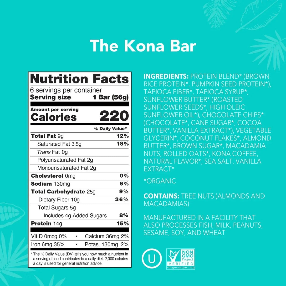 The Kona Bar - Protein Bars - A Better Snack for Every Day O7
